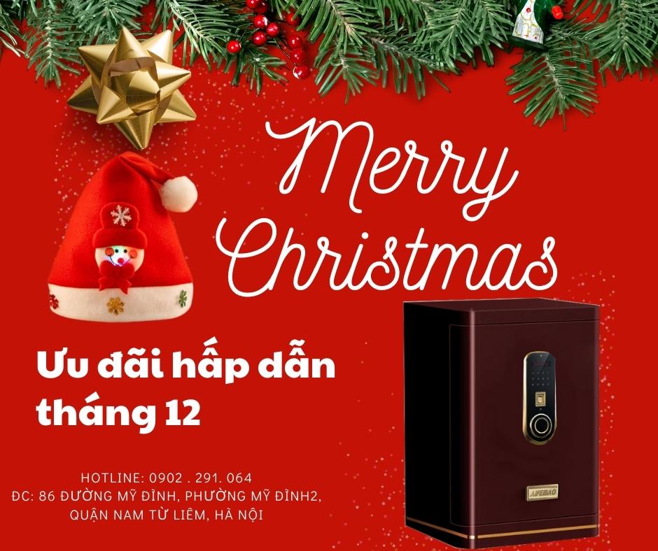 Merry Christmas - Ưu đãi 5% cho sản phẩm két sắt chính hãng danhcho gia đình