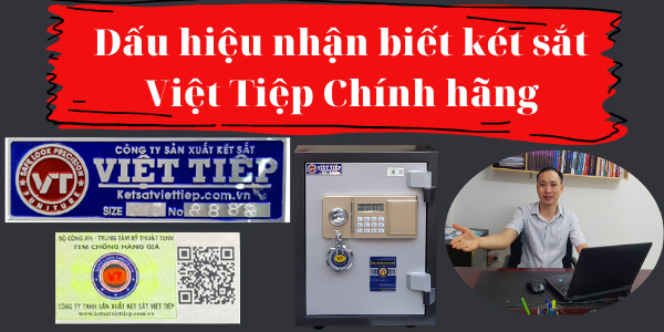 Các nhận diện két sắt Việt Tiệp chính hãng