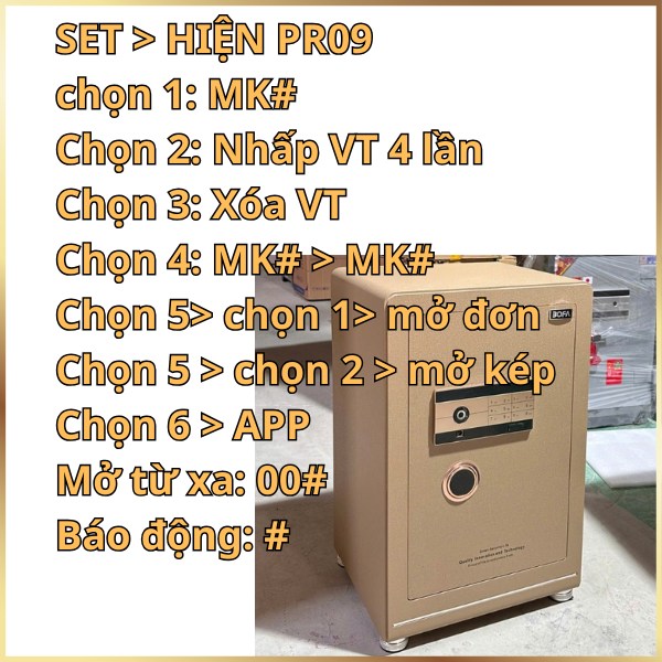 HDSD két sắt bofa dòng BJ