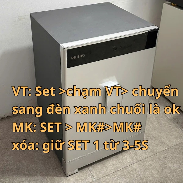 Hướng dẫn sử dụng két sắt philips SBX701