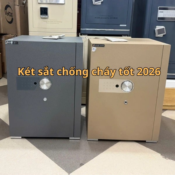 Top 3 mẫu két sắt chống cháy chất lượng tốt năm 2026