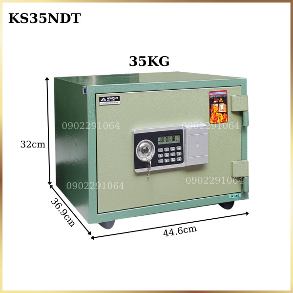 Két sắt chống cháy hòa phát KS35NDT điện tử
