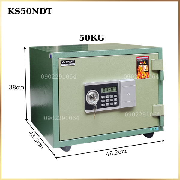 Két sắt chống cháy hòa phát KS50NDT điện tử
