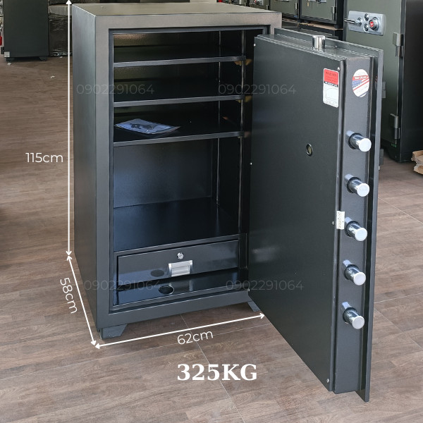 Két sắt Truly TS115F vân tay chống trộm dễ sử dụng đầy đủ tính năng