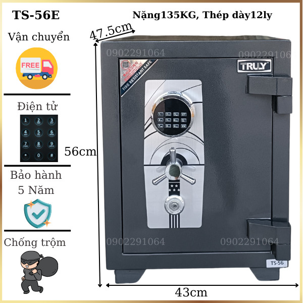 Bán két sắt Truly TS56E siêu cường khóa điện tử tại tphcm chính hãng giá rẻ