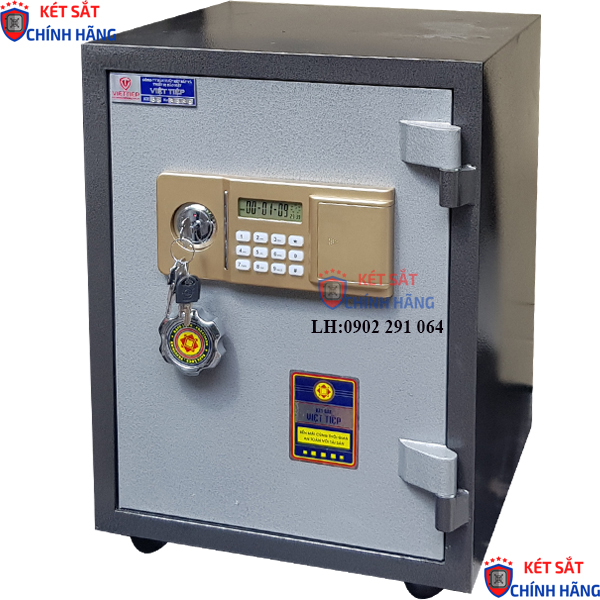 Két sắt việt tiệp chống cháy KW79E khóa điện tử có báo động