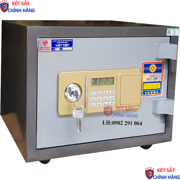 Két sắt việt tiệp mini KW40E khóa điện tử chống cháy an toàn bảo mật cao