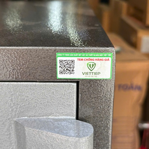 Tem chống hàng giả két sắt Việt Tiệp chính hãng