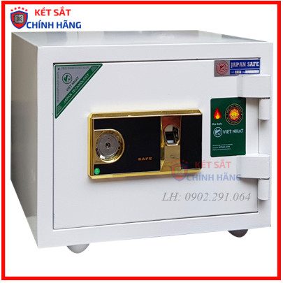  Két sắt mini vân tay màu trắng Việt Nhật VN25VT