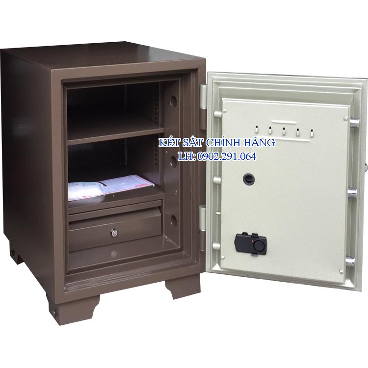 Nội thất két sắt chống cháy trusafe TH90ĐM khóa cơ đổi mã