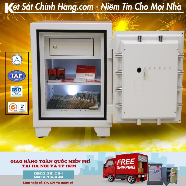 Phân loại két sắt gia đình- két sắt đúc siêu cường US68 khóa cơ
