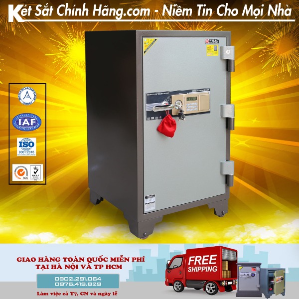 Két sắt điện tử cao cấp nhập khẩu C240KDT siêu cường khóa điện tử chống cháy chất lượng cao