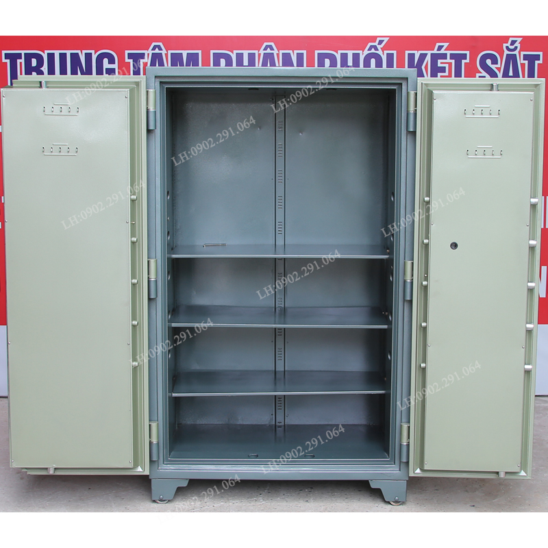Két sắt ngân hàng BEMC K560 NHA1 cao 1m6 có nội thất rộng 4 ngăn