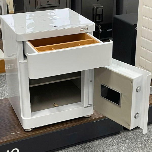 Két sắt AFB HK-55CTG Tab đầu giường | két sắt màu trắng cho căn hộ cao cấp