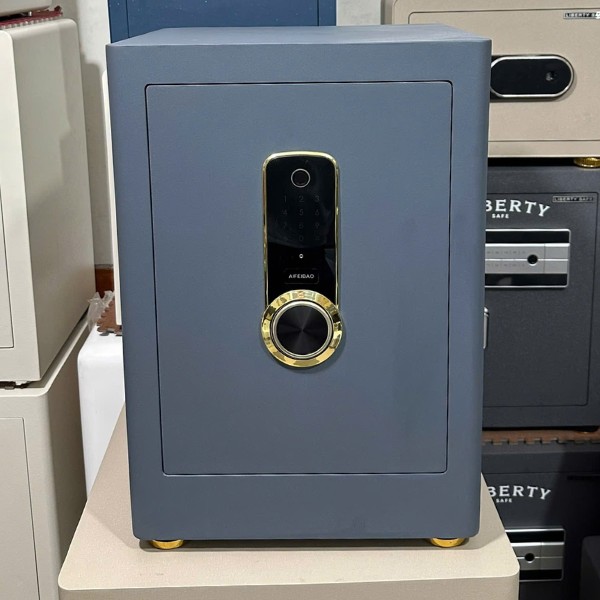 Két sắt Aifeibao HK-MD-55AS màu xanh có báo động về điện thoại