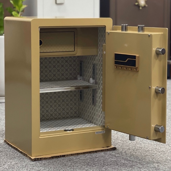 Nội thất Két sắt nhập khẩu AifeiBao HK-MD-60BL khóa cân tay điện tử có nội thất rộng