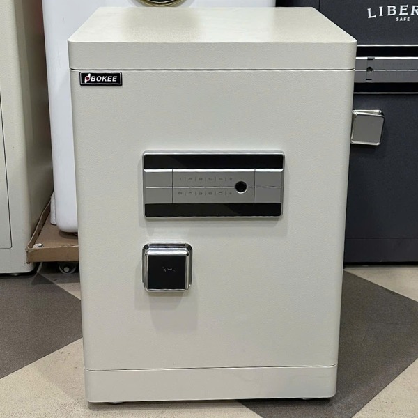 Két sắt Bokee BK60C màu kem vân tay thông minh kết nối điện thoại