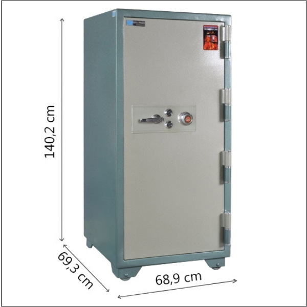 Thông số kỹ thuật Két sắt Hòa Phát KS320K2C1 chống cháy cỡ lớn cao 1m4