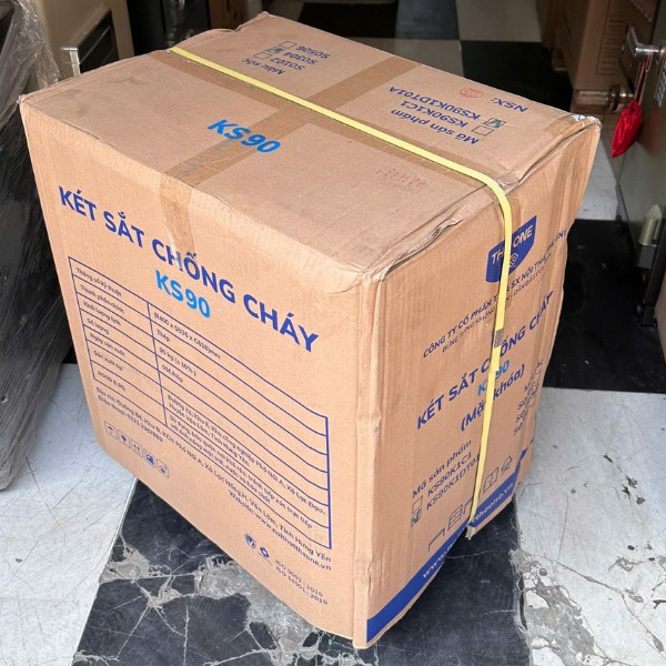 Két sắt Hòa Phát - The One KS90K1C1 khóa cơ chống cháy mới nguyên hộp