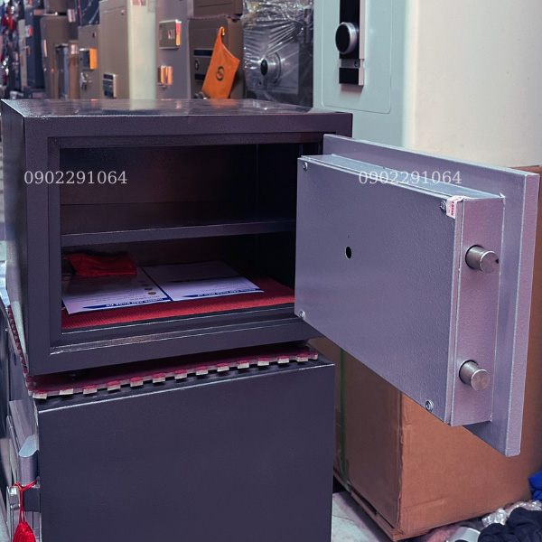 Nội thất két sắt khóa cơ đổi mã Việt Tiệp KW39DM mini chống cháy