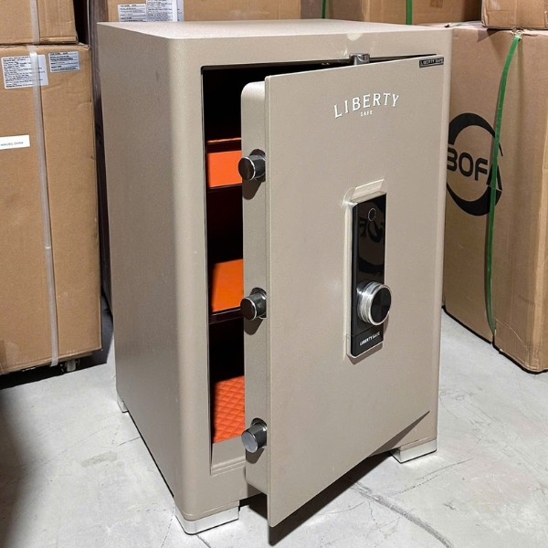 Két sắt Liberty LB88PRO màu gold vân tay kết nối điện thoại