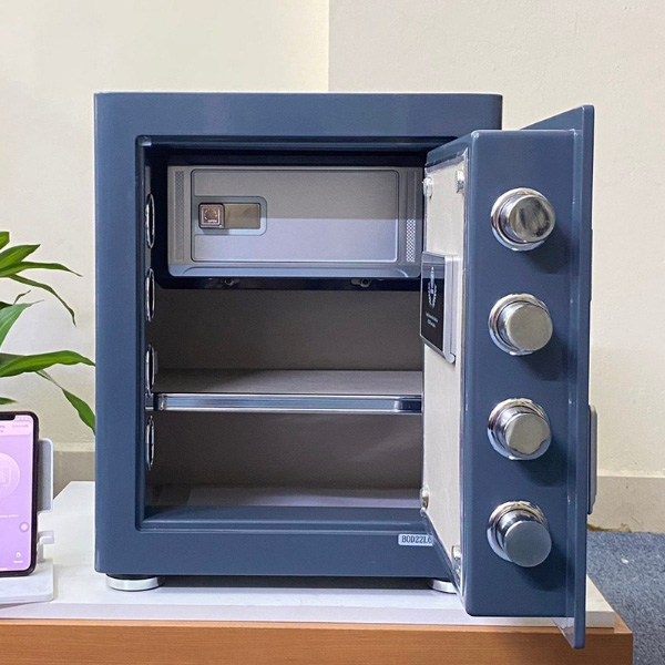 Hình ảnh thực tế Két sắt mini nhập khẩu AFB HK-A1D-45HM xanh ngọc tại cửa hàng