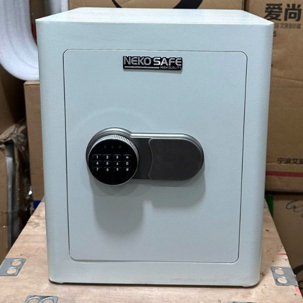 Két sắt Neko NS50 điện tử màu trắng | Két sắt mini điện tử cao cấp