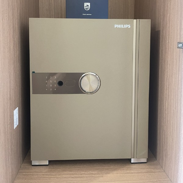 Két sắt mini vân tay thông minh Philips sản xuất
