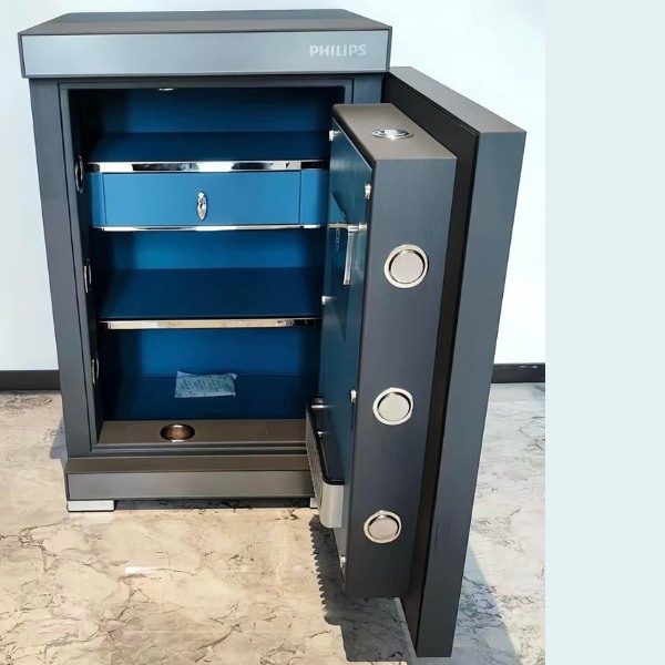 Nội thất két sắt Philips SBX602-6CU màu xanh
