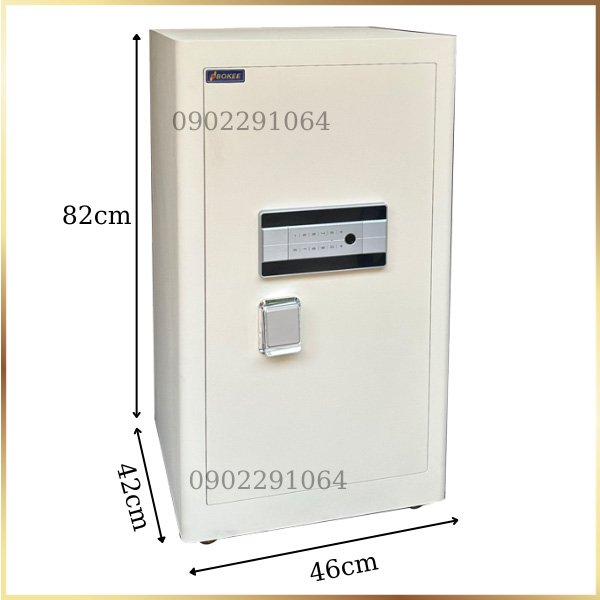 Model Giá Hình ảnh Két sắt Bokee BK30VT 3.250.000đ Két sắt mini thông minh BOKEE BK30VT vân tay điện tử chìa cơ màu xanh Két sắt Bokee BK45B 5.800.000đ Két sắt thông minh BOKEE BK45B màu xanh mở bằng vân tay điện tử Két sắt Bokee BK50C 6.600.000đ Két sắt thông minh BOKEE BK50C vân tay điện tử màu kem Két sắt Bokee BK60C 8.600.000đ Két sắt Bokee BK80