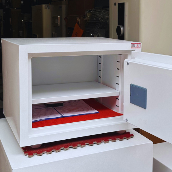 Nội thất két sắt thông minh Việt Nhật VN22FE kết nối điện thoại màu trắng 2 ngăn để hồ sơ tài liệu