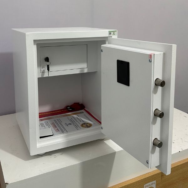 Nội thất Két sắt Việt Tiệp KW52E điện tử chống cháy thông minh chìa chống đánh