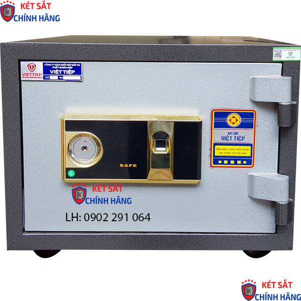 Két sắt việt tiệp mini vân tay KW30VT chống cháy cho gia đình công ty