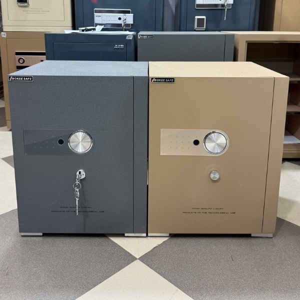 Két sắt xuân Hòa Bokee BK50H có 2 màu ( xanh xám và vàng gold)