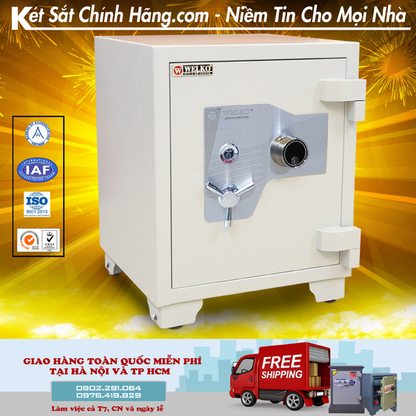 két sắt cao cấp chống trộm welko US68DM khóa cơ xuất khẩu mỹ chất lương cao