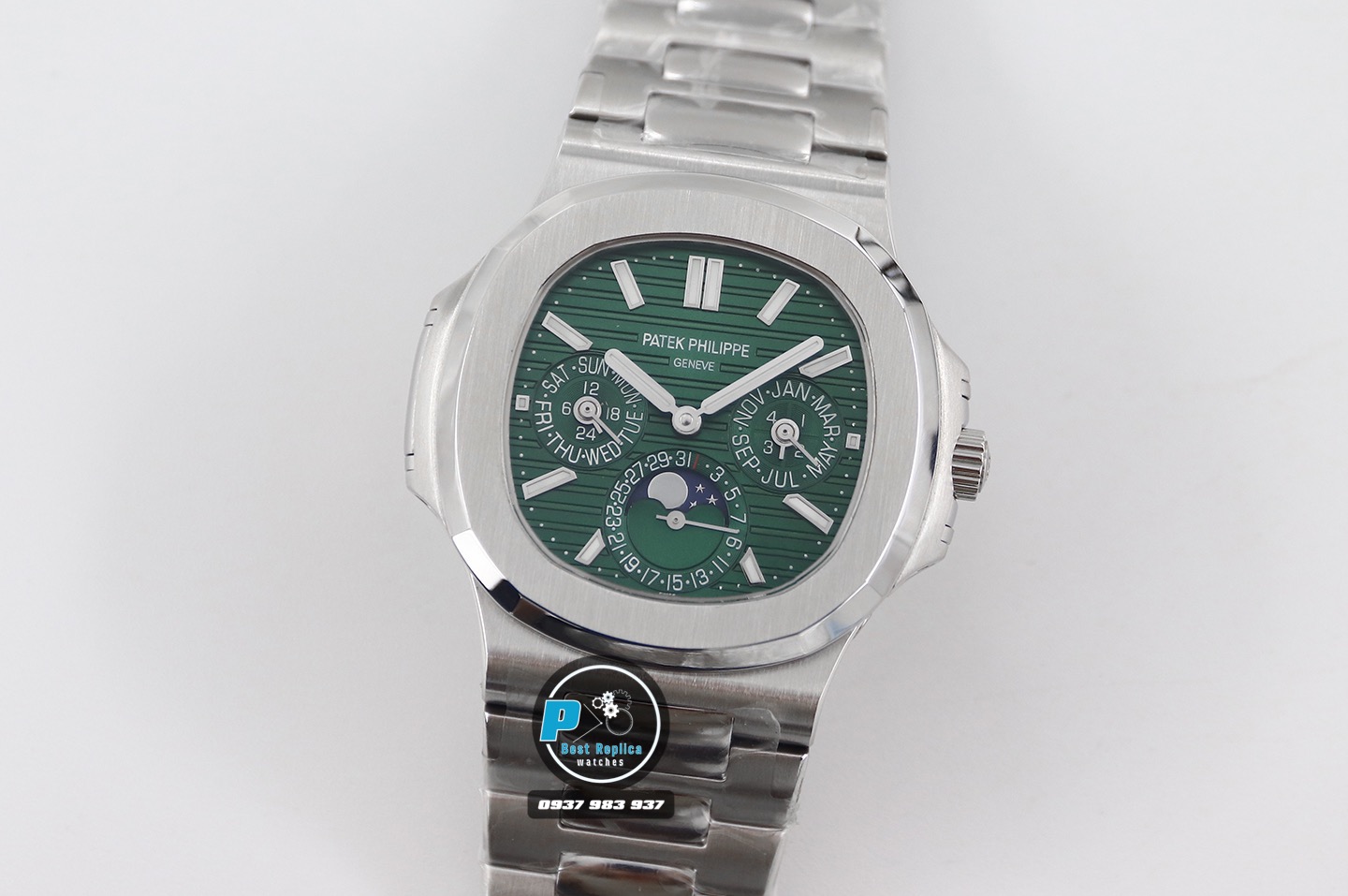 Green Dial Best Replica Patek Nautilus 5711/1A 3KF 1:1 Best
