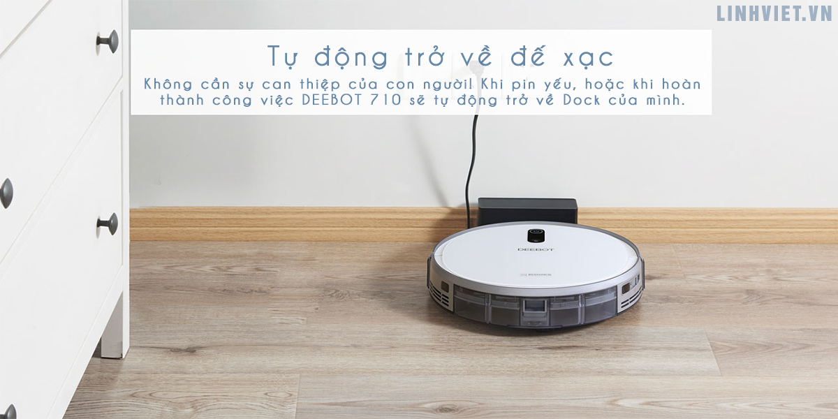Robot hút bụi Ecovacs Deebot 710 20 5 0907196e 612e 4d27 9dc9 39b98d1ecc1f