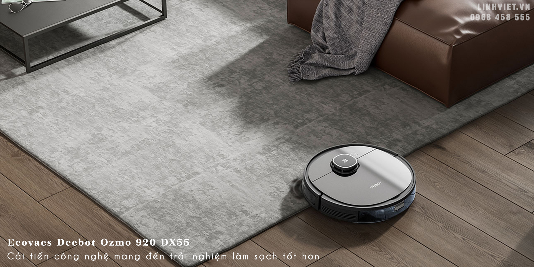 Robot hút bụi lau nhà Ecovacs Deebot Ozmo 920 26 5 57cec329 6add 4009 aa36 e102bdc4738f