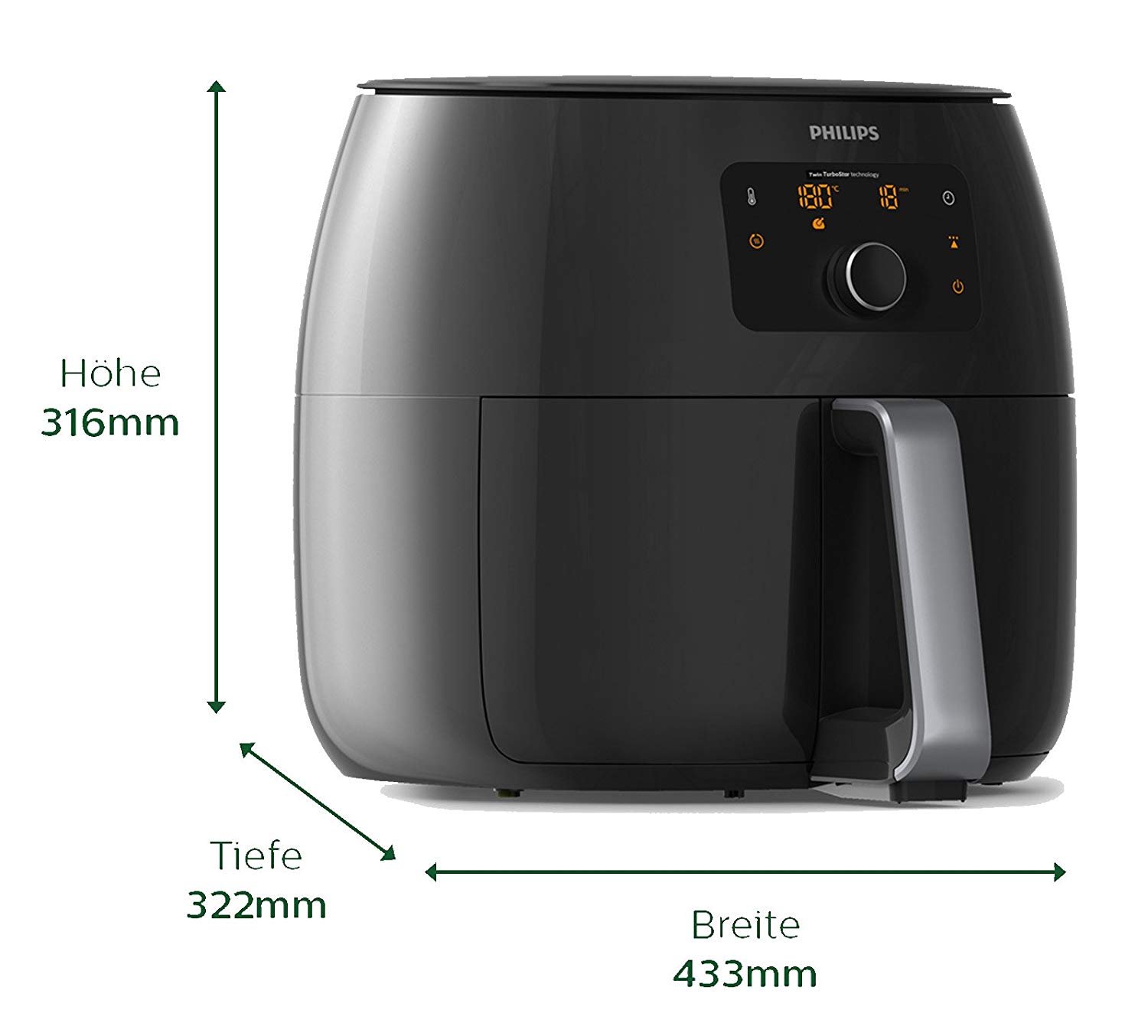 Nồi chiên không dầu Philips HD9652/90 3 Nồi chiên không dầu Philips HD9652/90