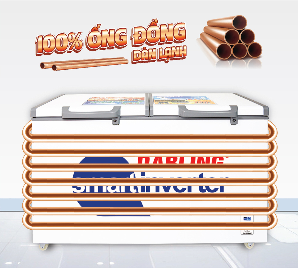 100% DÀN LẠNH ỐNG ĐỒNG