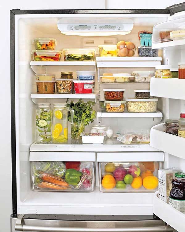 bảo quản nước ép trong tủ lạnh