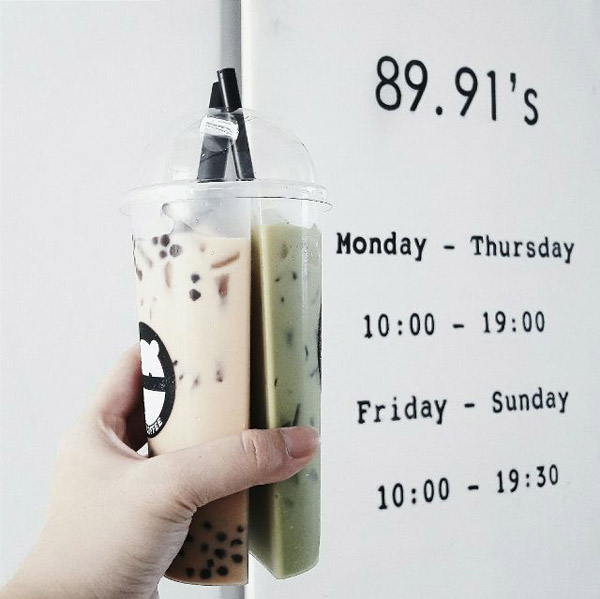 Ly trà sữa 2 ngăn