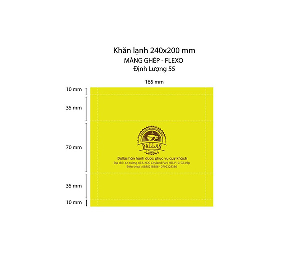 sản xuất khăn lạnh