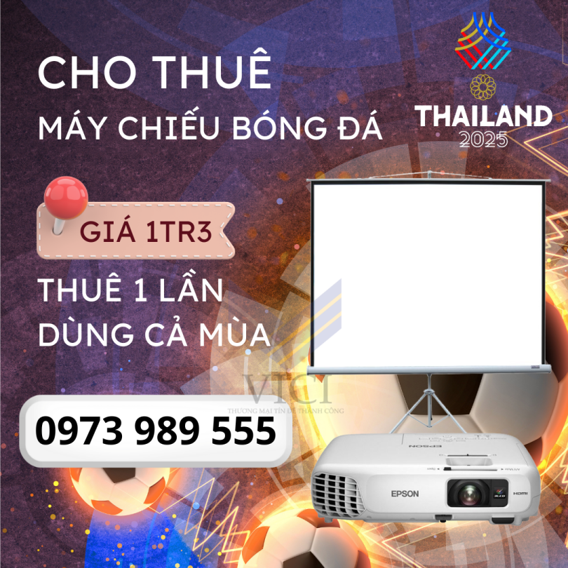 Thuê Máy Chiếu Xem Bóng Đá Hà Nội