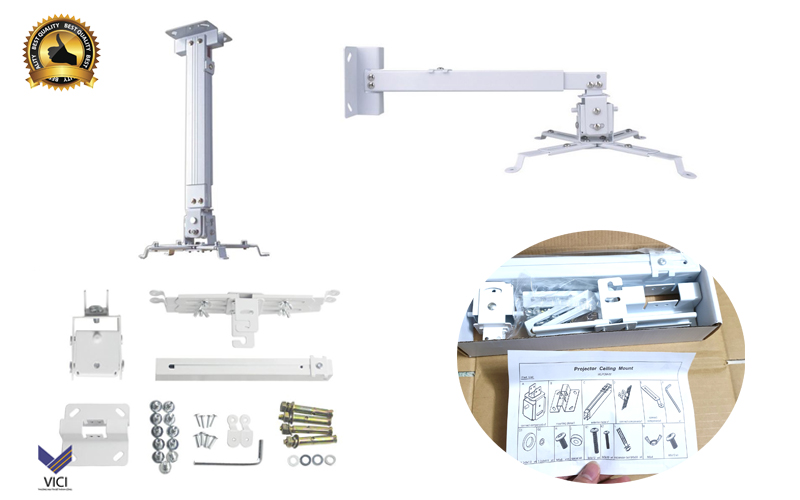 Hướng dẫn lắp đặt giá treo máy chiếu đa năng