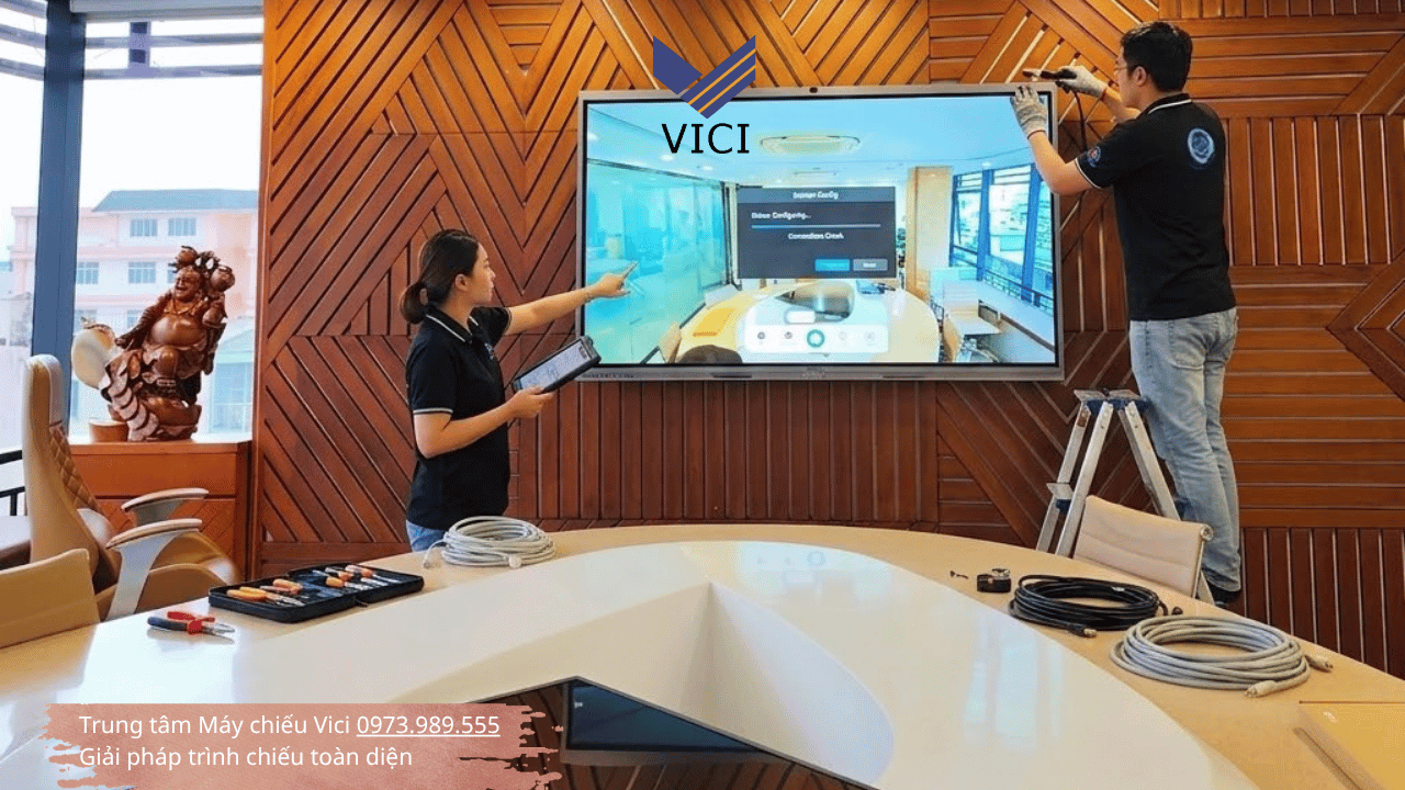Dịch vụ lắp đặt màn hình tương tác tại Hà Nội giá rẻ