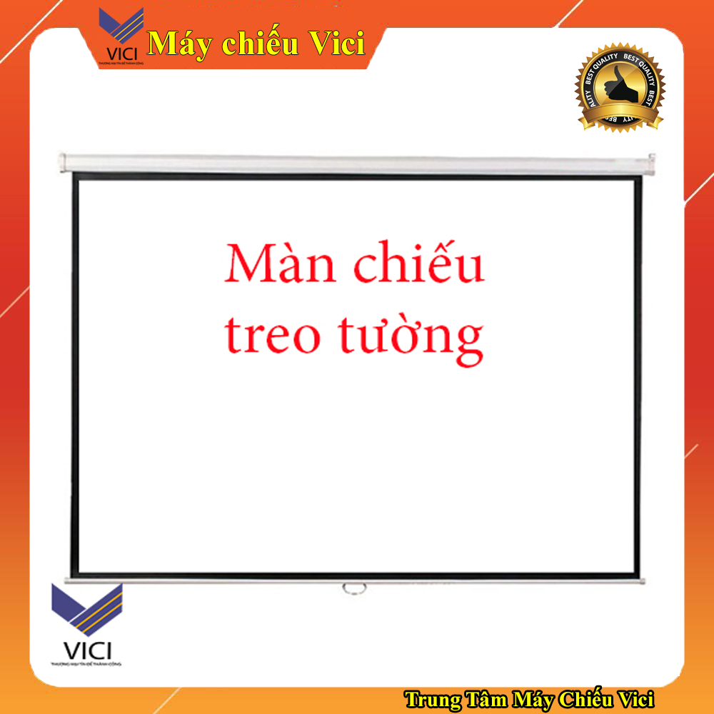 Màn Chiếu Treo Tường (Kéo Tay): Giải Pháp Tiết Kiệm Không Gian, Giá Rẻ Nhất Tại Máy Chiếu Vici
