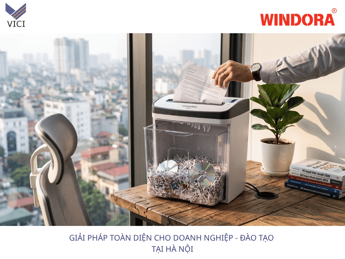 So sánh máy hủy tài liệu Windora S12, S15CD và S31 – Nên chọn model nào cho văn phòng?
