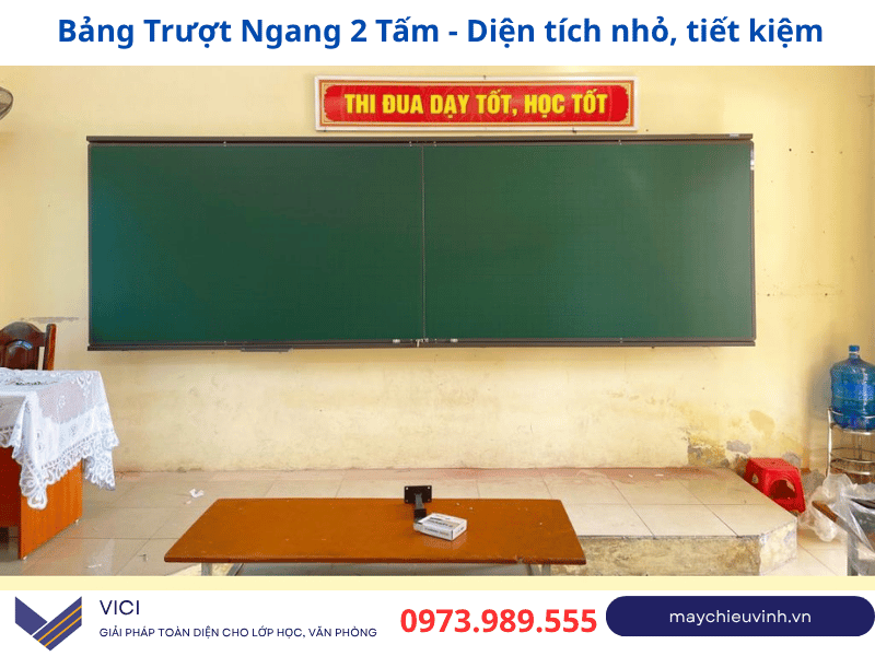 Bảng trượt ngang dành cho THCS và THPT