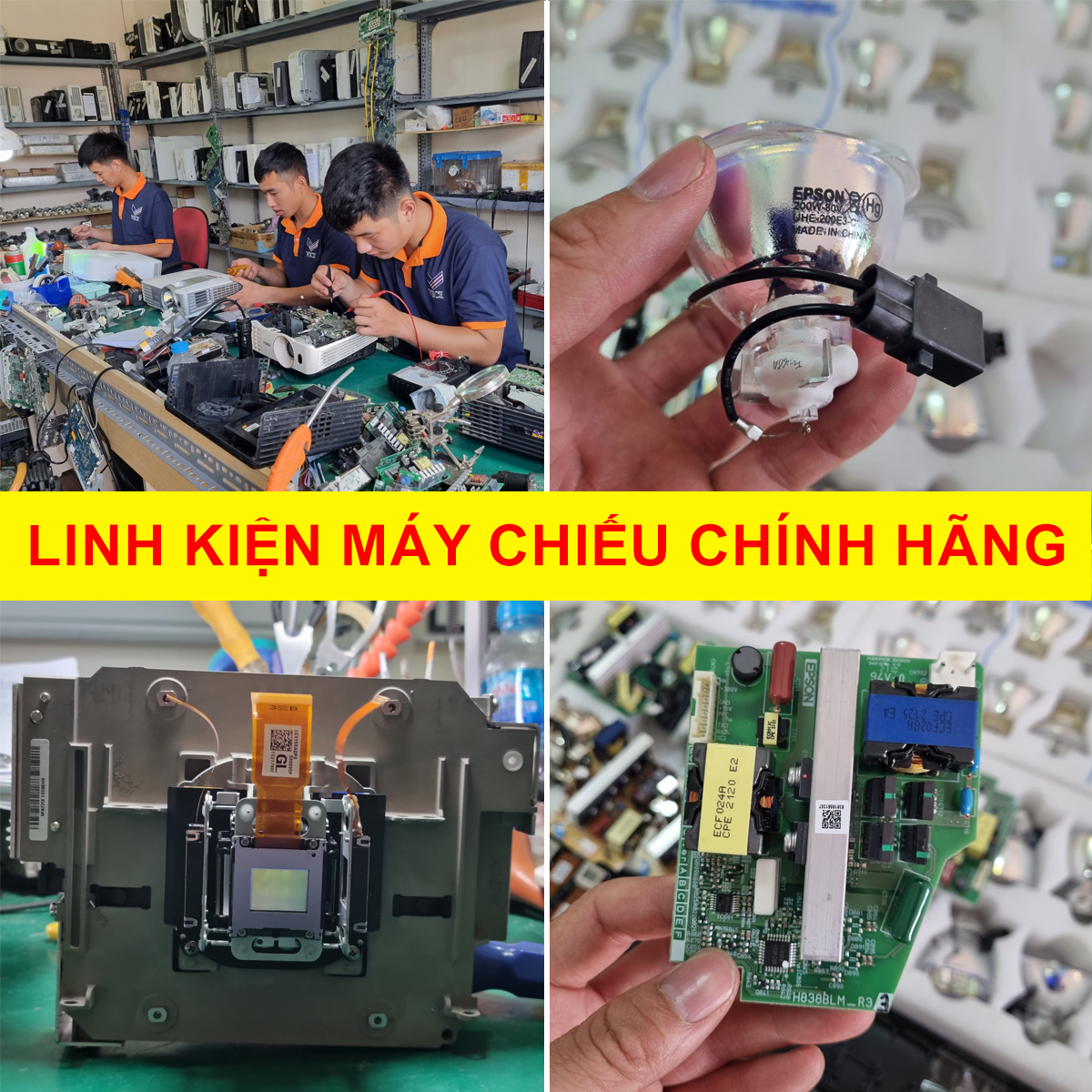 Linh kiện máy chiếu chính hãng - Máy chiếu Vici